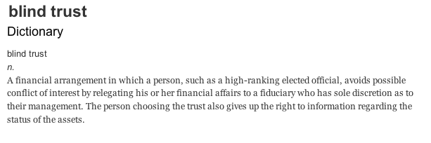 trust dictionary