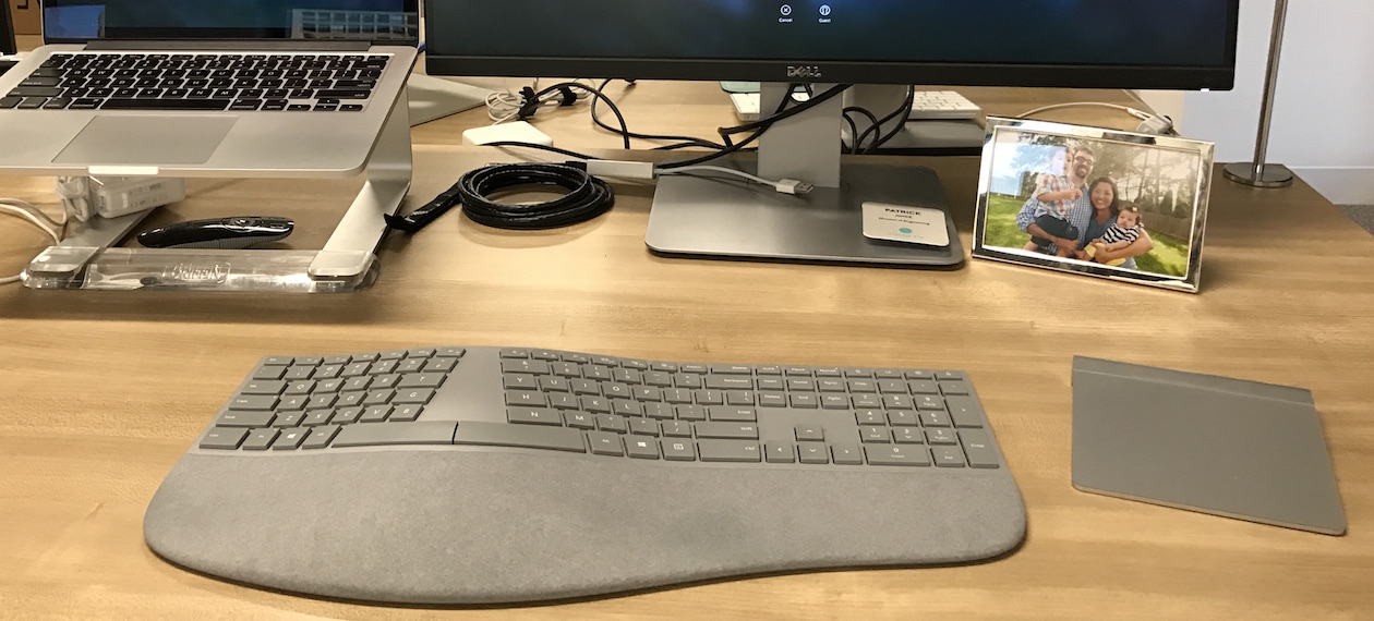 Keyboard on my Desk at Work